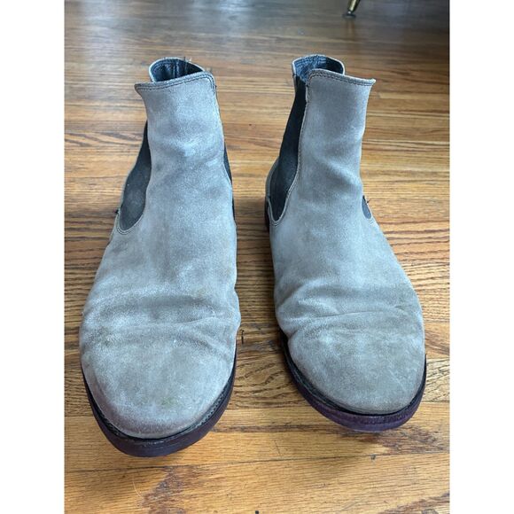 Toro Gray Suede Chelsea Pull Up Boots Shoes   Mens Size 10 main image 4